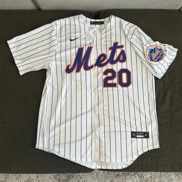Nike Authentic New York Mets Pete Alonso #20 MLB Baseball Jersey Men's Sz L - Picture 2 of 7